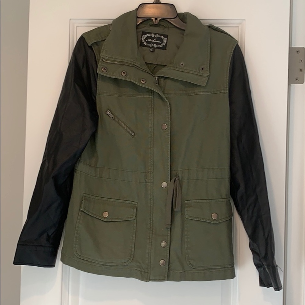 Faux Leather Jacket
